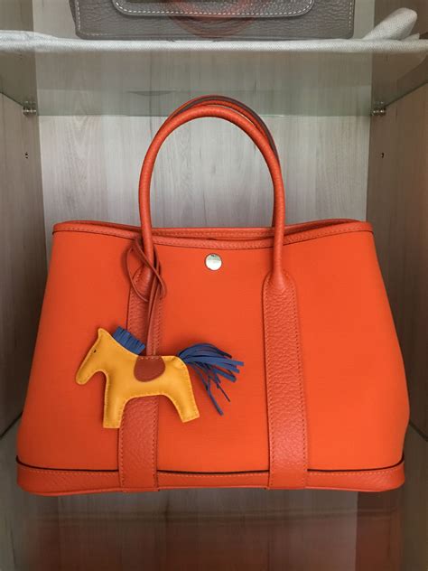 hermes garden party 30 canvas orange|Hermes garden party color chart.